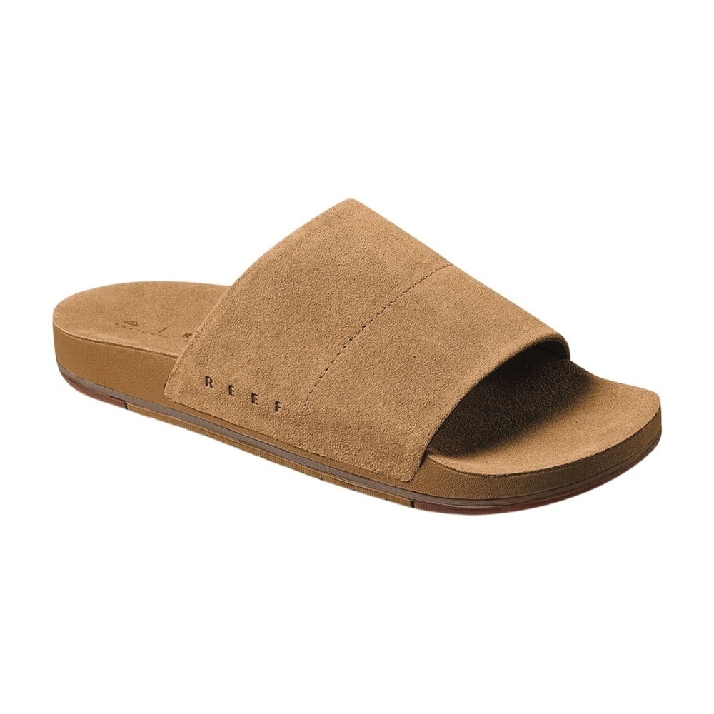 Reef Ojai Slide Sandals in Tan- Men